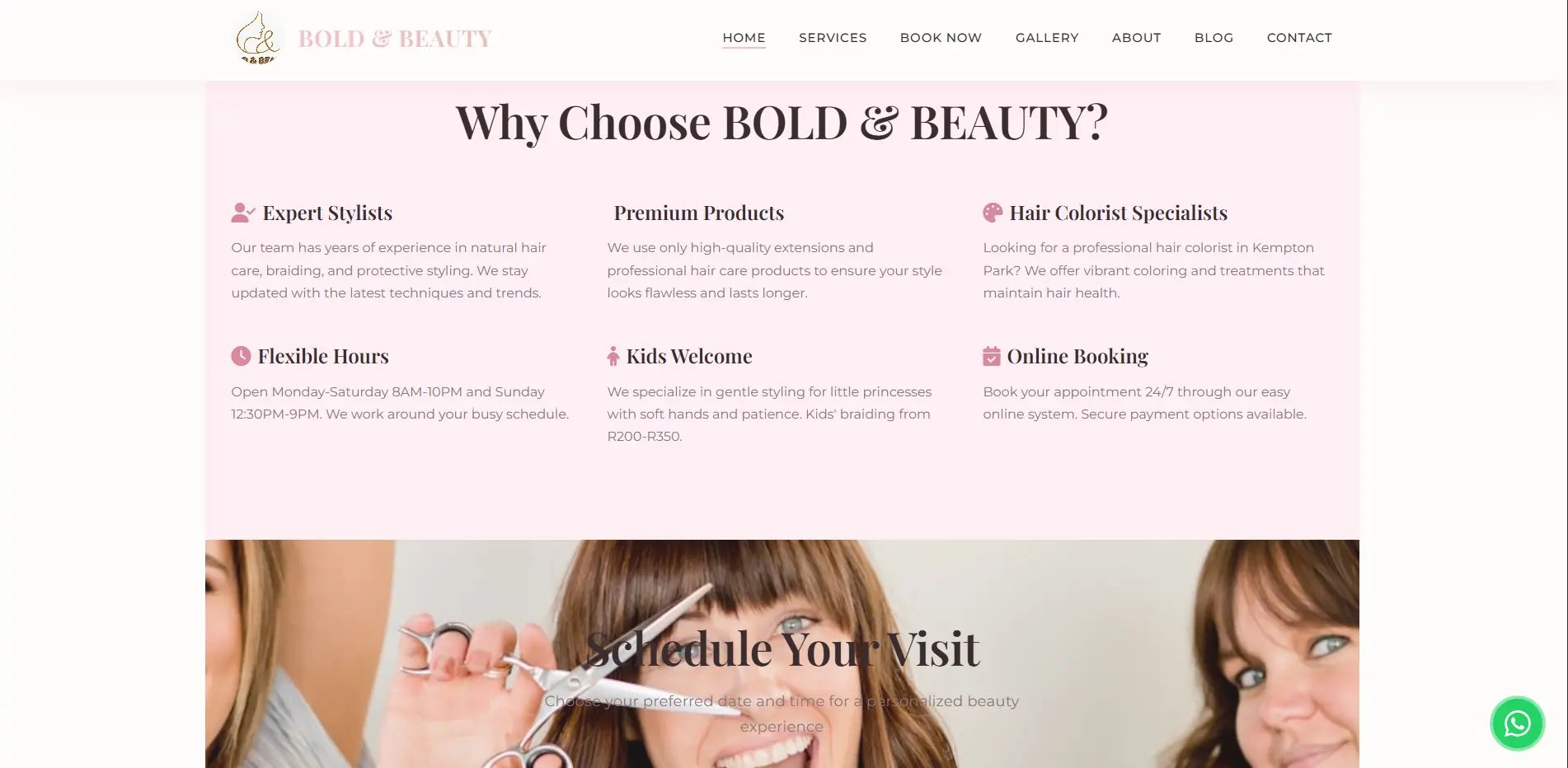 Recent website build by Toran Digital